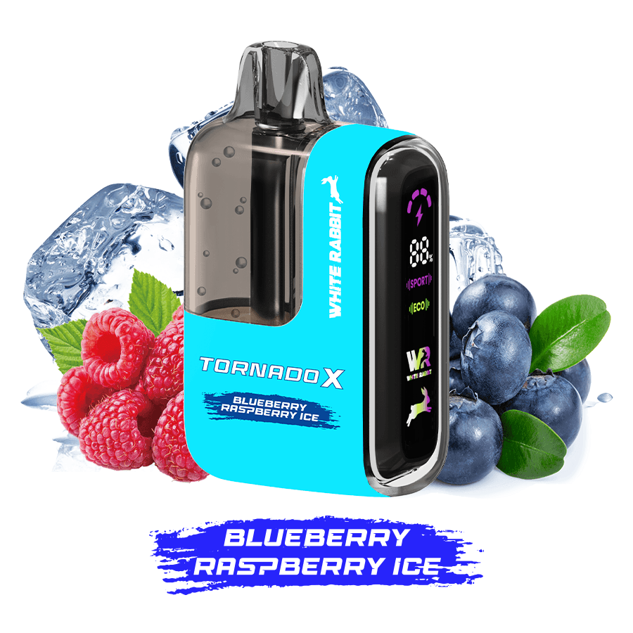 WHITE RABBIT TORNADO X - Puff 25000 - Blueberry Raspberry Ice