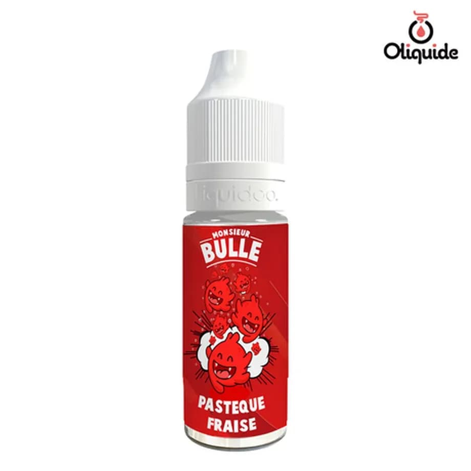 Liquideo Monsieur Bulle Pasteque Fraise 10 ml