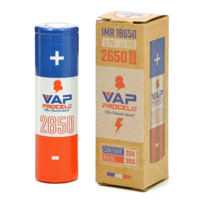 Accus Vap Procell IMR 18650 2650 mAh 20 A - lot de 2