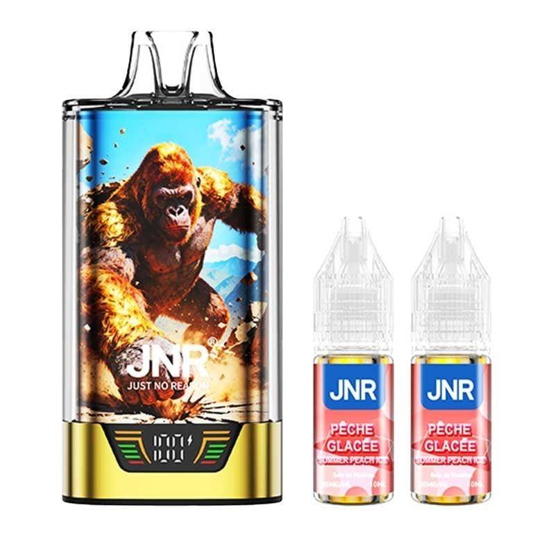 Kit Gorilla X 43000 1000mah 15ml (2x10ml 20mg) JNR Pêche Glacée